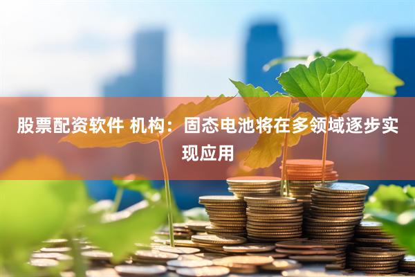 股票配资软件 机构：固态电池将在多领域逐步实现应用